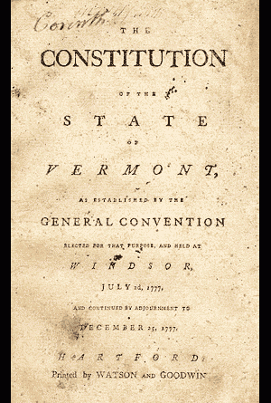 Black History Month – 1977 Vermont Outlaws Slavery