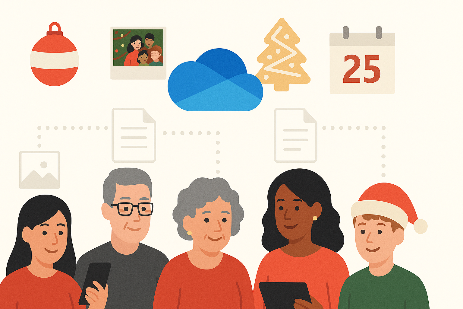OneDrive this Holiday Banner